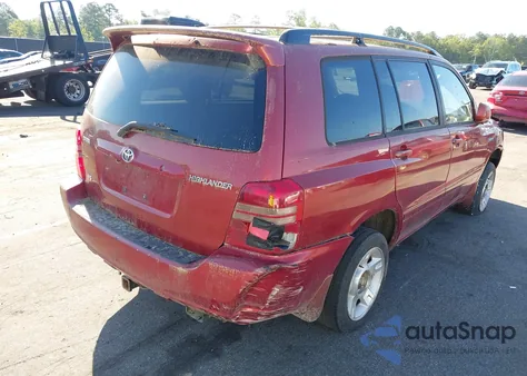2001 Toyota Highlander V6 from USA, damaged, VIN JTEGF21A910025749